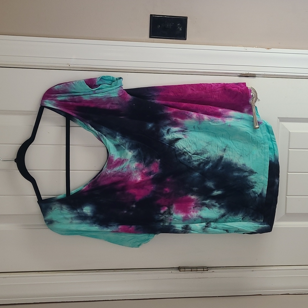 Torrid Tie Dye Off shoulder shirt